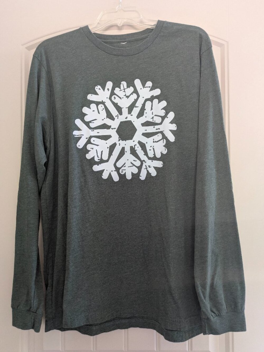 Snowflake Long Sleeve Shirt (Etsy Purchase)